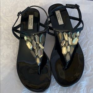 Simply Vera Serena Black Sandals